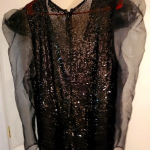 Black eloquii sparkl jumpsuit